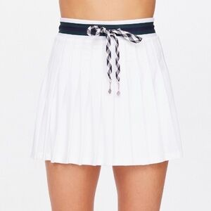 THE UPSIDE Laver Cadiz Pleated Tennis Skirt in White Women’s Size XS - NWT